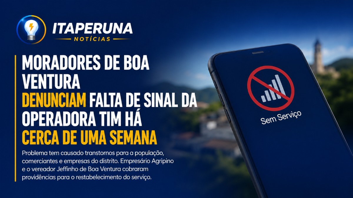 Boa Ventura enfrenta crise de comunicação após uma semana sem sinal da TIM