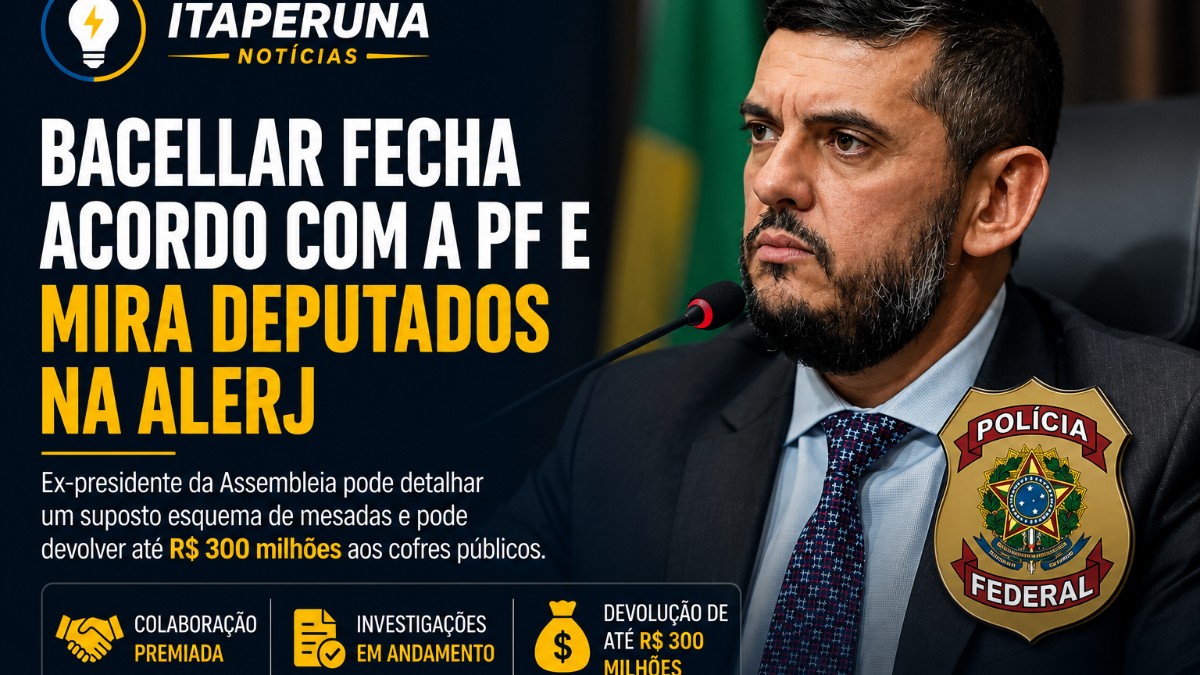 Possível delação de Rodrigo Bacellar preocupa bastidores da política no RJ